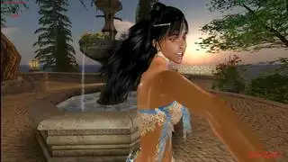 خيال السلطان: الراقصة الزرقاء تأخذ شرجًا قاسيًا مع فحول بي بي سي