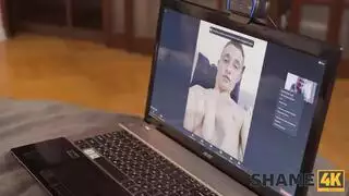 مص خبير للعضو من ميلف لاتينا شقراء مغرية