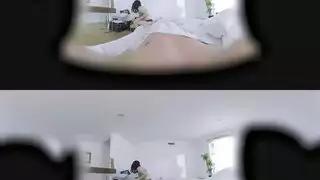 جنس غامر بالواقع الافتراضي: حركة حلق عميق وشرج عنيف