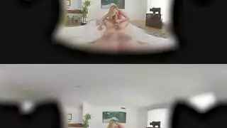 الجمال الروسي يُدمر بواسطة قضيب واقع افتراضي عملاق