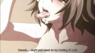 فتاة أنيمي صغيرة في جنس مدرسي صريح