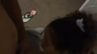 amateur teen blows and rides mature cock